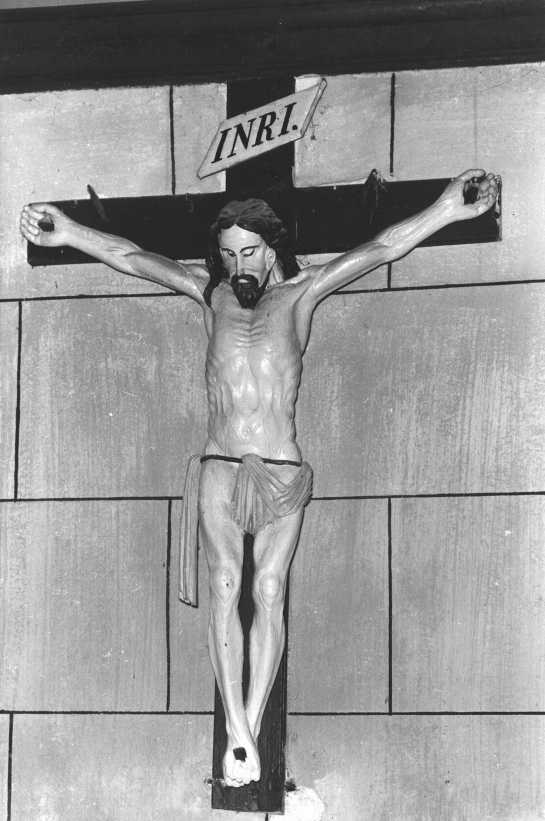 Croix : Christ en croix, chapelle Sainte-Edwette (Esquibien fusionnée en Audierne en 2016)