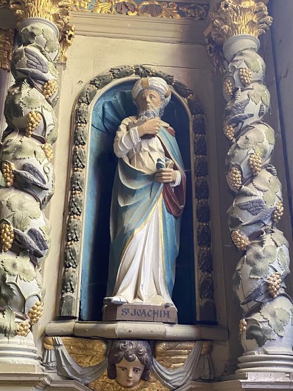 Statue : Saint Joachim, église Saint-Pierre (Lanouée fusionnée en Forges de Lanouée en 2019)