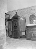 Confessionnal (3), église paroissiale Saint-Jean-Baptiste (Lézardrieux)