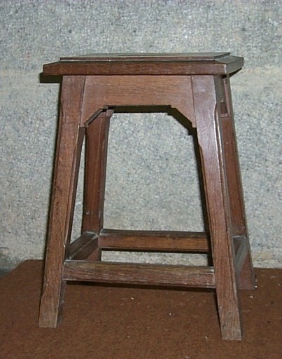 Ensemble de 6 tabourets d'église