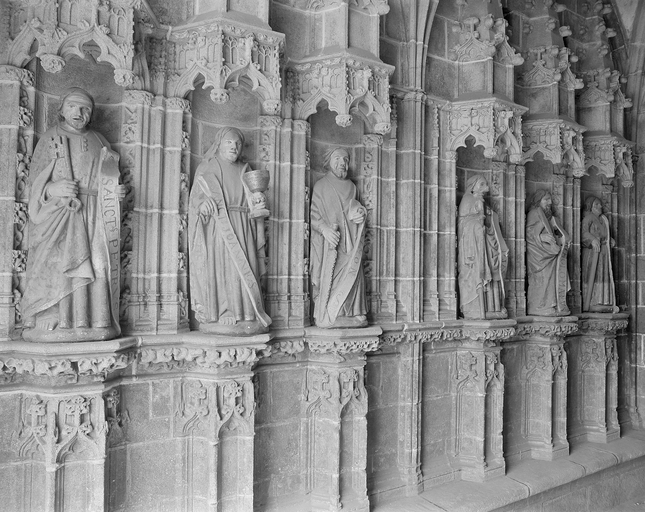 Statues (d'applique, petite nature) : les apôtres, église paroissiale Notre-Dame (Kernascléden)