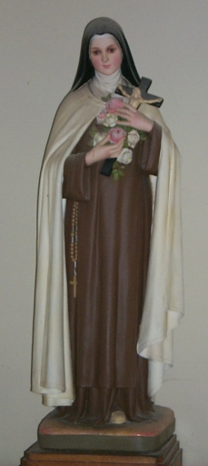 Statue : sainte Thérèse de l'Enfant-Jésus