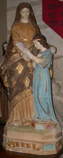Statue : Education de la Vierge