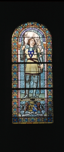 Verrière à personnages de la baie 109 : Jeanne d'Arc