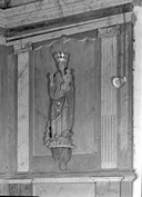 Statue (petite nature) : Vierge à l'Enfant, chapelle Saint-Hervé (Gourin)