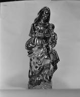 Statue (petite nature) : Vierge à l'Enfant, chapelle Saint-Martin (Sarzeau)