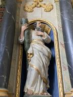 Statue : Saint Joachim, chapelle Saint-Golven, le Vieux-Bourg (Taupont)