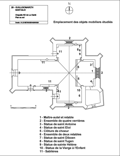 Le mobilier de la chapelle Notre-Dame