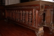 Clôture de choeur, actuellement autel face aux fidèles