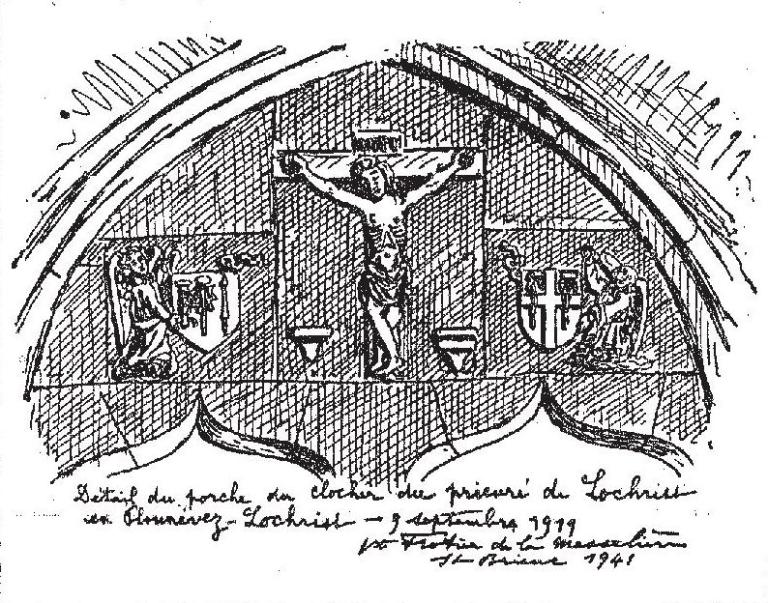 Portail, ancien prieuré de Lochrist an Izelvet (Plounévez-Lochrist)
