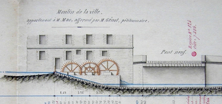Moulin de la ville, 2 place Charles de Gaulle (Quimperlé)