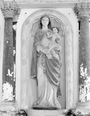 Statue : Vierge à l'Enfant, chapelle Saint-Golven, le Vieux-Bourg (Taupont)