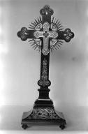Croix-reliquaire, église paroissiale Saint-Rumon, Saint-Raymond-Nonnat (Audierne)