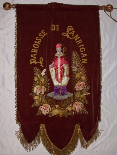 Bannière de procession paroissiale : Saint Martin de Tours, Immaculée conception
