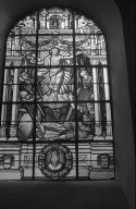 Verrière (2) : Nativité, Résurrection, église paroissiale Saint-Barthélemy (Thourie)