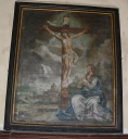 Tableau : Crucifixion, église paroissiale Notre-Dame (Combourtillé)