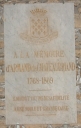 Plaque commémorative