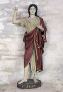 Statue de saint Jean Baptiste