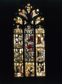Verrière : arbre de Jessé, les apôtres, chapelle Saint-Fiacre (Le Faouët)