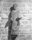 Statue (d'applique, petite nature) : saint Laurent, chapelle Notre-Dame-de-Languivoa (Plonéour-Lanvern)