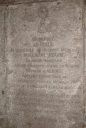 Dalle funéraire de l'abbé Guillaume Fouré