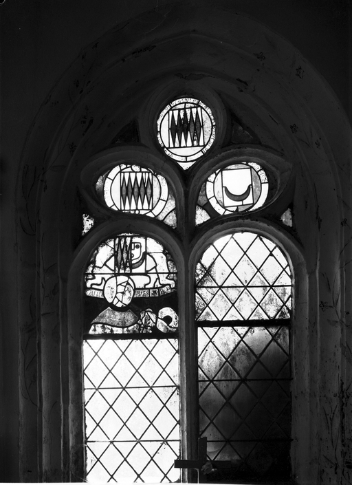 Verrière (verrière à personnages) (2), chapelle Saint-Hervé (Gourin)