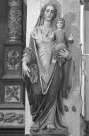 Statue (d'applique, petite nature) : Vierge à l'Enfant, église paroissiale Saint-Tudec et Sainte-Anne (Landudec)
