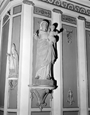 Statue (d'applique, petite nature) : Vierge à l'Enfant (2)