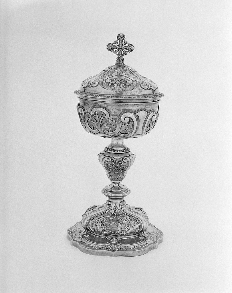 Ciboire, église paroissiale Saint-Eloi (Mespaul)