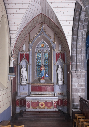 Autel et retable du Sacré-coeur