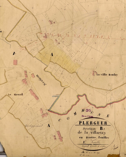 Écart, le Mesnil des Aulnays (Plerguer)