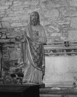 Statue (4, petite nature, d'applique) : sainte Anne, saint Joachim, saint Joseph, saint Jean l'Evangéliste, chapelle Notre-Dame-du-Loc (Saint-Avé)