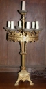Paire de chandeliers d'église