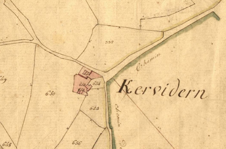 Ancienne ferme, actuellement maison, 8 route de Kervidern (Ploulec'h)