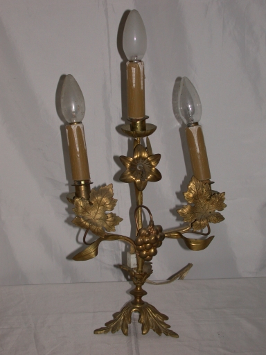 Paire 2 de chandeliers d'église