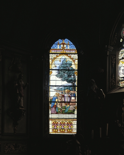 Ensemble de cinq verrières