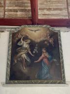 Tableau : Annonciation, chapelle Saint-Golven, le Vieux-Bourg (Taupont)