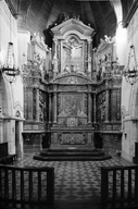 Autel, retable (maître-autel, autel tombeau, retable architecturé) : du Christ, de saint Abdon et saint Sennen, église paroissiale Saint-Abdon, Saint-Sennen (Messac fusionnée en Guipry-Messac en 2016)