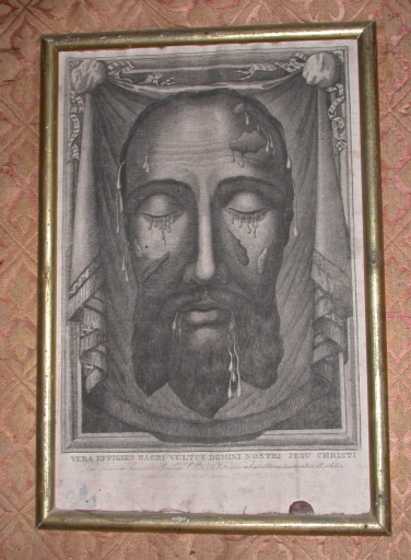 Estampe encadrée : Sainte Face