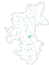 Les maisons et les fermes sur la commune de Bédée