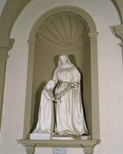 Statue : Education de la Vierge