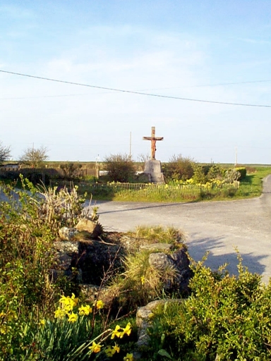 Croix de chemin, la Quesmière (Hirel)