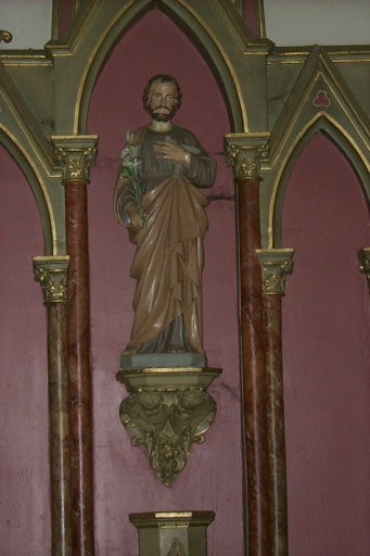 Statue (petite nature) : saint Joseph