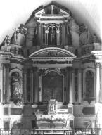 Retable (retable architecturé à niche), retable de la Vierge, chapelle Notre-Dame-la-Blanche (Theix fusionnée en Theix-Noyalo en 2016)