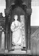 Statue, église paroissiale Notre-Dame-de-Pitié (La Chapelle-Blanche)