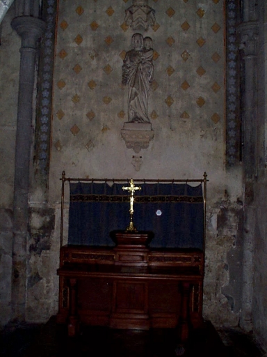 Ensemble de l'autel de Saint-Joseph et Sainte-Thérèse (autel, degré)