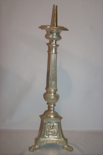 Paire 4 de chandeliers d'autel