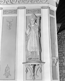 Statue (d'applique, petite nature) : saint Demet, église paroissiale Saint-Demet (Plozévet)