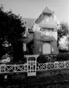 Maison de villégiature dite Home Fleuri, 2e maison à gauche allée des Pins, Trestraou (Perros-Guirec)