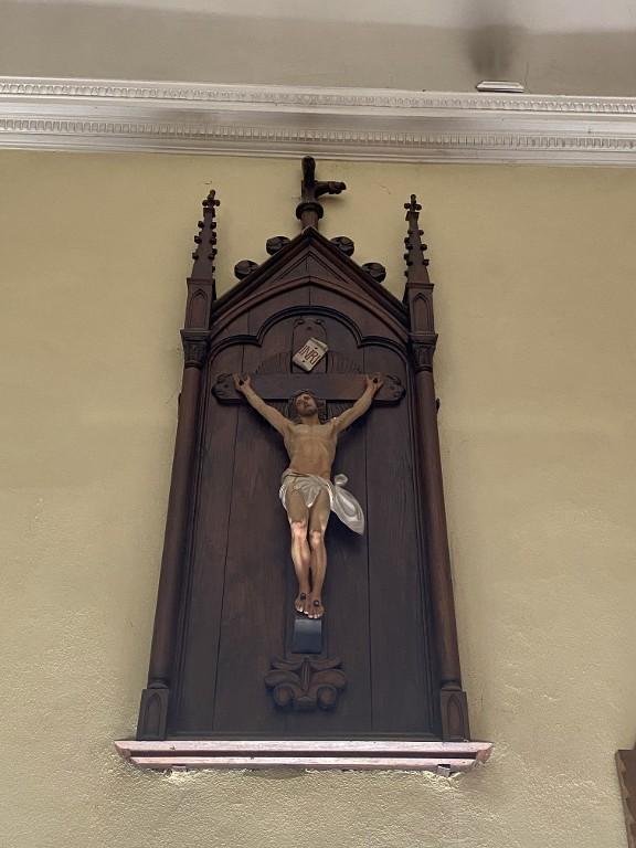 Christ en croix, église Saint-Michel (Glénac fusionnée en La Gacilly en 2017)